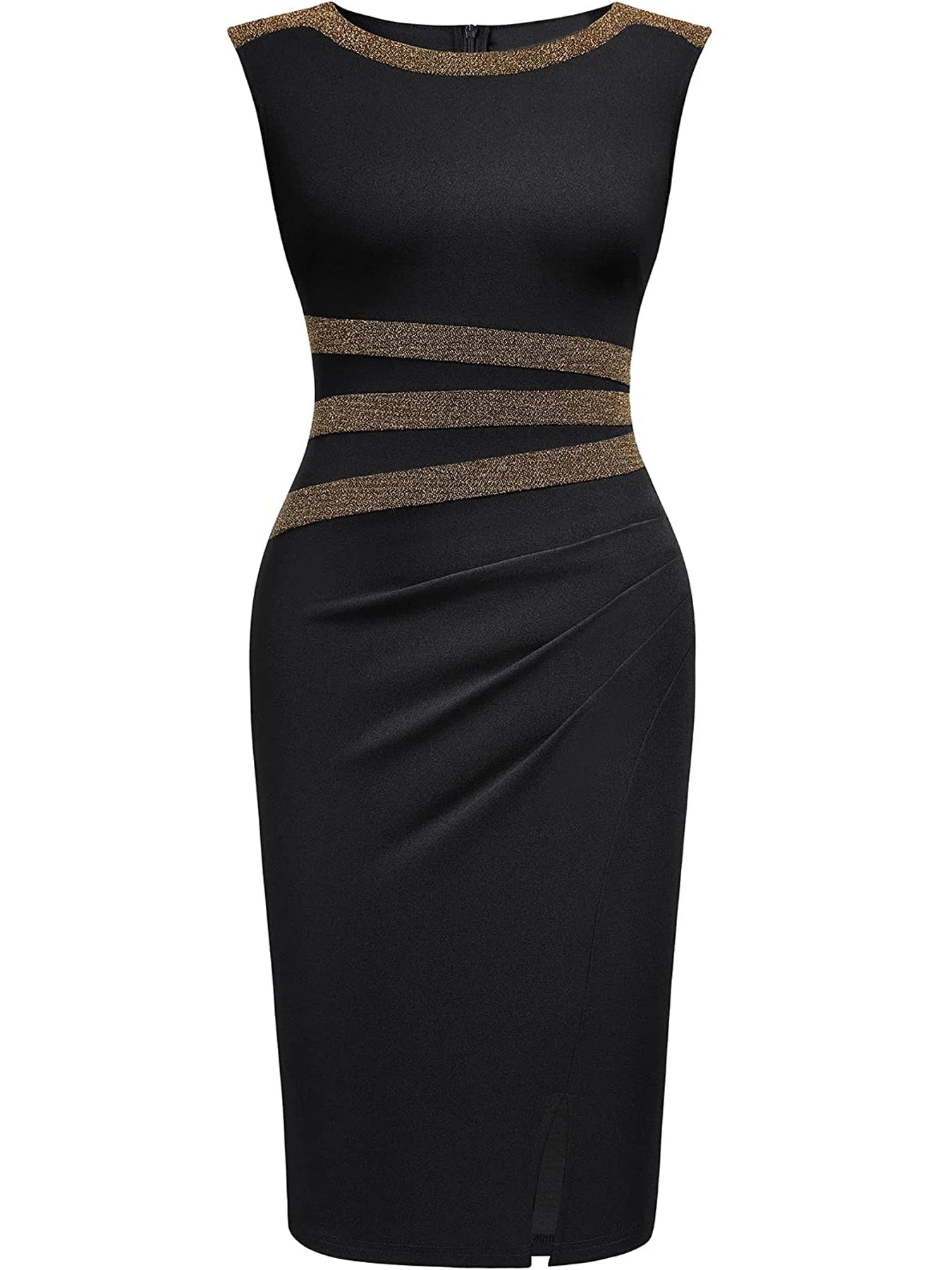 Vestido Elegante Sin Mangas | Bodycon Rodilla | Oficina y Casual