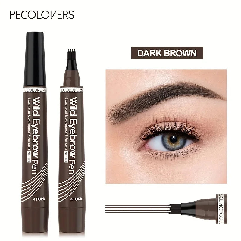 Eyebrow Pen Waterproof 4 Split Tip