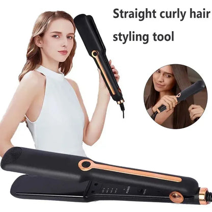 TINSOL 2-in-1 Professional Ceramic Hair Straightener, Negative Ion Wide Plate