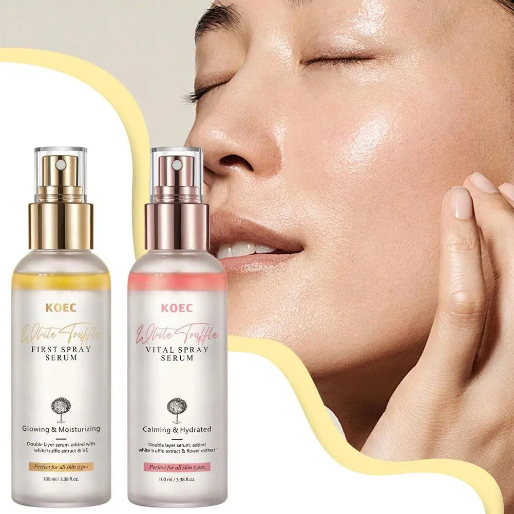 KOEC White Truffle First Spray Serum, Moisturizing Glowing Facial