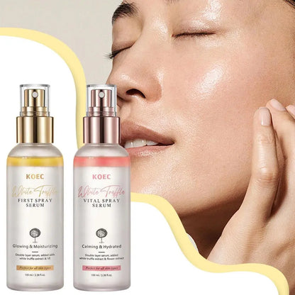 KOEC White Truffle First Spray Serum, Moisturizing Glowing Facial