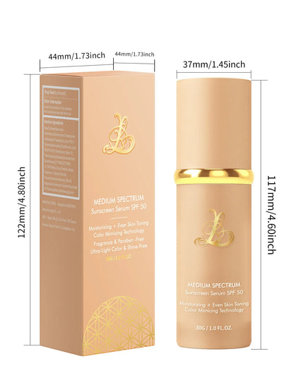Four-in-one color-changing liquid foundation,with SPF50