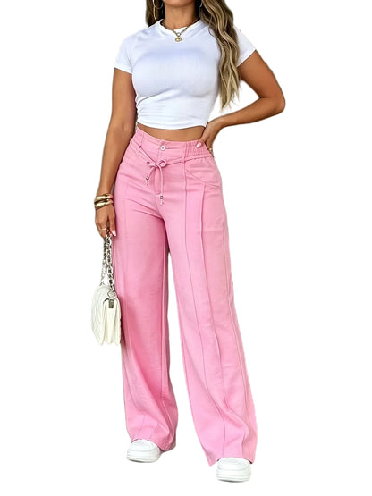 Ladies' Fashion Street Chic Women's Casual Long Pants