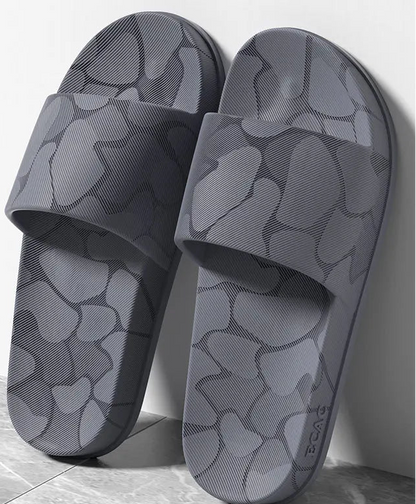 Home Slippers Women Open Toe Waterproof Soft Sole Slides