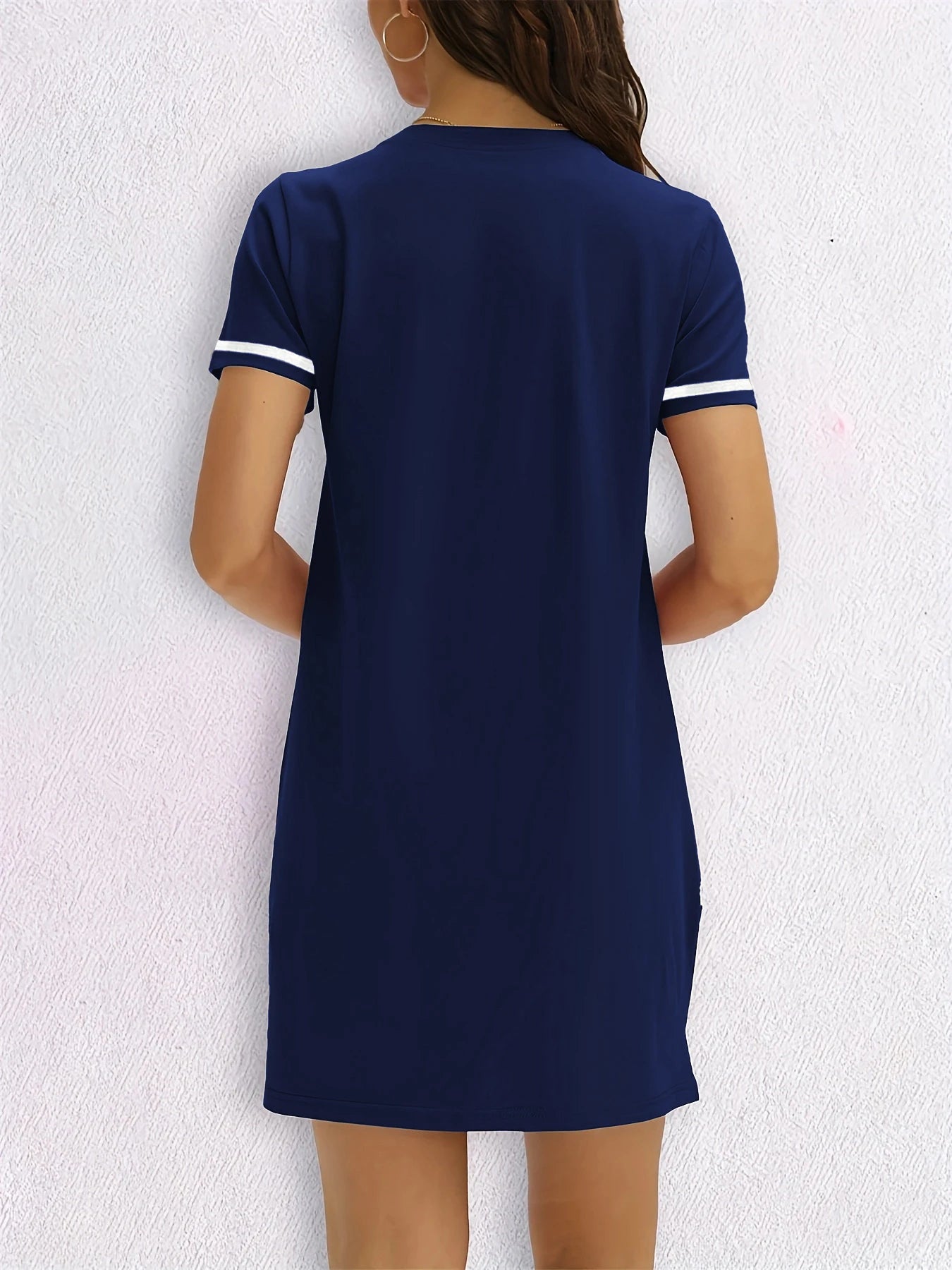 V-Neck Casual Summer Dress