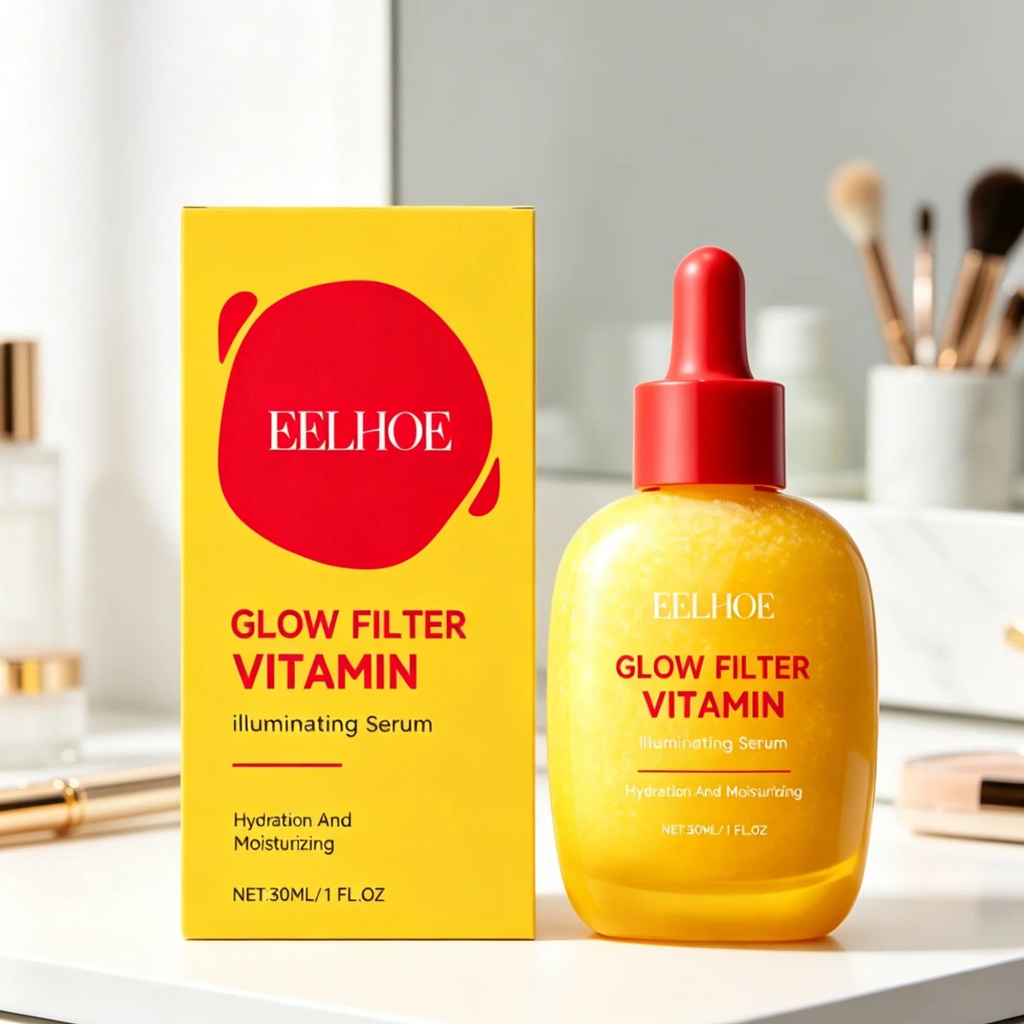 EELHOE Glow Filter Vitamin Illuminating Serum Evens Skin Tone