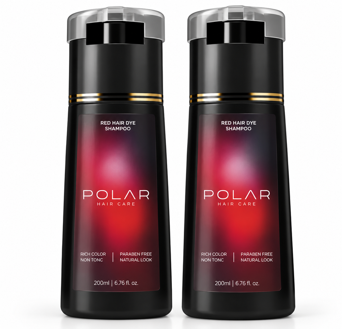 POLAR Hair Dye Shampoo 200ml – Semi-Permanent Color for Men & Women