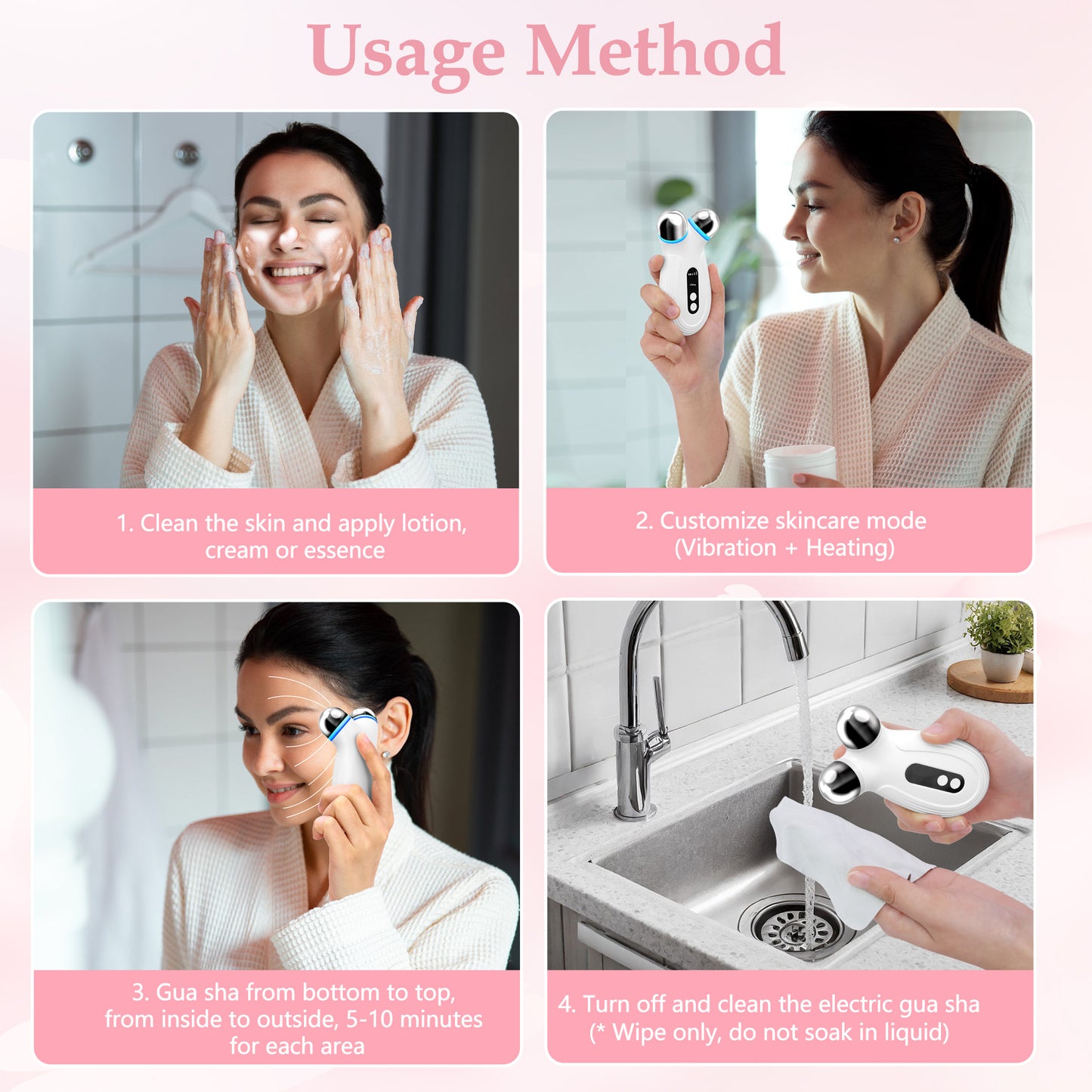 Anti Aging And Wrinkles Microcurrent Facial Device
