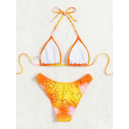 Sexy String Bikini Swimsuit For Women In Stock Floral Swimsuit