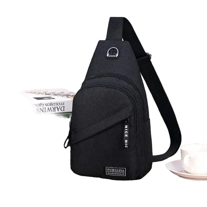 Men Women Sling Bag Chest Fanny Packs Cross Body Travel Sports Shoulder Backpack