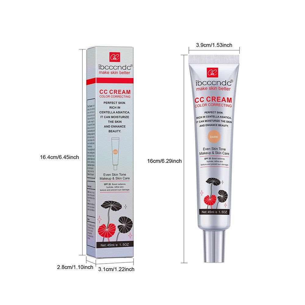Moisturizing Correcting CC Cream Waterproof Anti-sweat Makeup Before