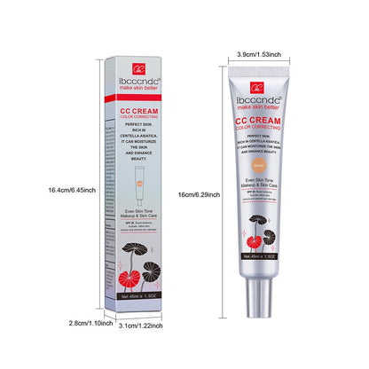 Moisturizing Correcting CC Cream Waterproof Anti-sweat Makeup Before