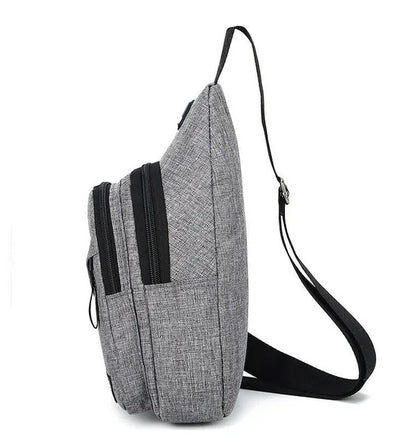 Men Women Sling Bag Chest Fanny Packs Cross Body Travel Sports Shoulder Backpack